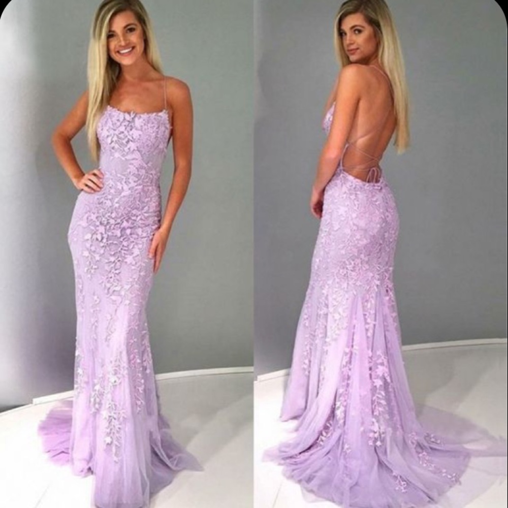 LILAC PROM DRESS SIZE 6